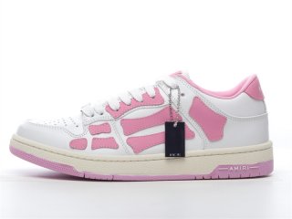 AMIRI Skel Top Pink and white WFS003-109