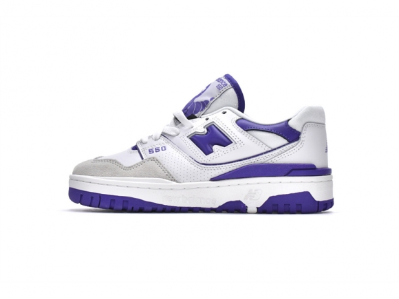 Get New Balance 550 White Purple BB550WR1