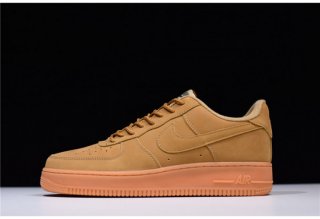 Nike Air Force 1 07 WB Flax/Flax-Gum Wheat Basketball Shoes AA4061-200