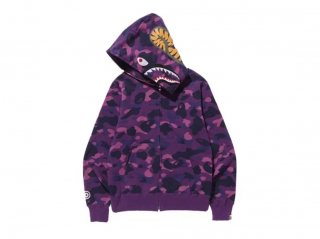 Bape camouflage hoodie purple