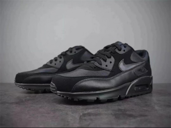 Nike Air Max 90 Leather Triple Black (2020) CZ5594-001