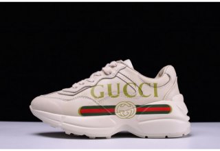 GUCCI LOGO RHYTON VINTAGE TRAINER SNEAKER