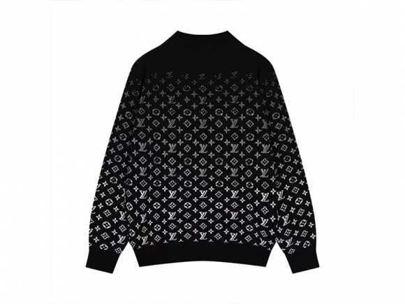 Printed small print sweater all over print