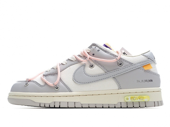 Nike Dunk Low Off-White Lot 24 DM1602-119 SAIL/NEUTRAL GREY-WASHED CORAL