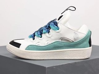 Lanvin Curb Sneaker White Green FM-SKRK11-DRAG-H220040
